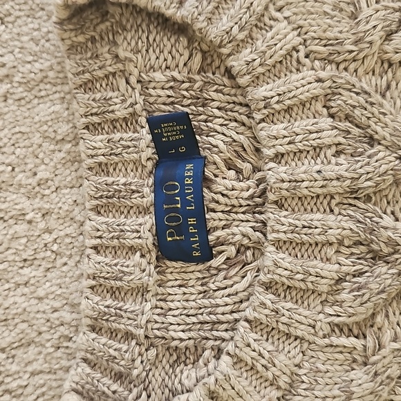 POLO RALPH LAUREN Women AZTEC Cable Knit SWEATER - Picture 3 of 7
